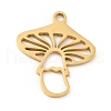 201 Stainless Steel Pendants STAS-E015-10G-1