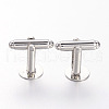 Brass Cuff Button X-KK-C2914-N-1