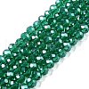 Electroplate Glass Beads Strands EGLA-A044-T4mm-A18-1