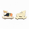 Alloy Enamel Pendants ENAM-N055-003-NR-2