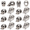 SUNNYCLUE 60Pcs 2 Styles Zinc Alloy European Beads FIND-SC0012-29-1