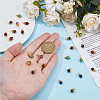 120Pcs Natural Mixed Gemstone Round Charms G-HS0001-06-3
