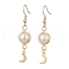 Natural Cultured Freshwater Pearl Dangle Earrings EJEW-JE05738-03-1