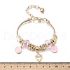 Alloy Enamel European Beads Charm Bracelets BJEW-F495-23G-3