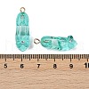 Transparent Resin Rhinestone Pendants RESI-Q021-01D-3