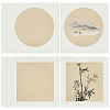   2 Sets 2 Style Chinese Rice Paper Card AJEW-PH0004-89A-1