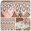 15 Yards Cotton Embroidery Flower Lace Ribbon OCOR-WH0086-91C-3