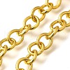 Rack Plating Brass Link Chains CHC-M027-01G-2