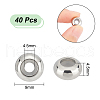 Unicraftale 40Pcs 201 Stainless Steel Beads STAS-UN0051-82-3