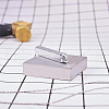 Iron Metal Stamps AJEW-BC0005-39B-4