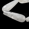 Natural Quartz Crystal Beads Strands G-P528-H17-01-4