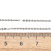 Anti-Tarnish Electroplated Rhodium Plated Sterling Silver Cable Chain Necklaces X-NJEW-N0048-46-18-4