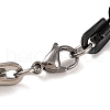 201 Stainless Steel Arch Link Chain Bracelets BJEW-B078-68EBP-3