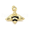 Brass Enamel Pendants KK-D343-06G-1