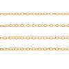 Brass Flat Oval Cable Chains CHC-CJ0001-12A-1