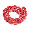 Handmade Porcelain Beads Strands PORC-I028-01D-2