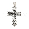 316 Surgical Stainless Steel Pendants Rhinestone Setting STAS-E212-111AS-1
