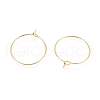 Ion Plating(IP) 316L Surgical Stainless Steel Hoop Earring Findings X-STAS-D164-06G-2