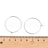 Brass Hoop Earring Findings X-KK-R112-038D-3