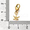 304 Stainless Steel Pendant Decorations STAS-R159-43G-03-3