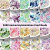 5 Colors ABS Plastic Imitation Pearl Beads KY-YW0001-63D-2