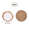 CRASPIRE 50Pcs Adhesive Wax Seal Stickers DIY-CP0006-08N-2