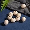 Round Natural Wood Beads X-WOOD-Q017-8mm-06-LF-5
