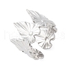 304 Stainless Steel Cuff Rings RJEW-D306-27P-03-2