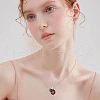Alloy Rhinestone Black Cat Pendant Necklaces for Women FS-WG73583-01-3