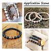 3 Strands 3 Colors Electroplated Non-magnetic Synthetic Hematite Beads Strands G-TA0001-33-6