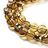 Electroplate Glass Beads Strands EGLA-C005-03G-3