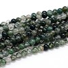 Natural Gemstone Round Bead Strands G-J303-07-8mm-1