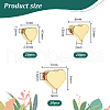   60Pcs 3 Styles Brass Spacer Beads KK-PH0006-61A-2