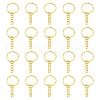 20Pcs Iron Split Key Rings IFIN-YW0003-01G-1