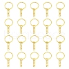 20Pcs Iron Split Key Rings IFIN-YW0003-01G-1