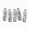Tibetan Style Alloy Pendants TIBEP-N009-062AS-RS-1