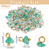 Beebeecraft 200Pcs Electroplate Glass Charms GLAA-BBC0001-06A-2