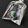 Resin Pendants with Iron Jump Ring RESI-A015-03B-3