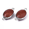 Natural Red Jasper Links/Connectors G-T131-102-22-3