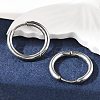 Tarnish Resistant 304 Stainless Steel Hoop Earrings EJEW-P177-P-16-2
