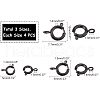 Unicraftale 304 Stainless Steel Smooth Surface Spring Ring Clasps STAS-UN0010-37B-2