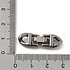304 Stainless Steel Fold Over Clasps STAS-M119-05P-02-3
