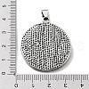 Tibetan Style Alloy Pendants TIBE-L012-024AS-3