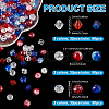   Independence Day Glass Beads Sets DIY-PH0023-63-2