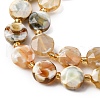 Dyed & Heated Natural Fire Crackle Agate Beads Strands G-C116-A175-01-4