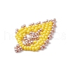 Seed Beads Beaded Charms PALLOY-MZ00285-5