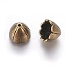 Tibetan Style Alloy Bead Caps TIBE-5211-AB-FF-2