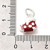 Christmas Theme Brass Enamel Charms KK-R212-15E-P-3
