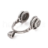 304 Stainless Steel Pendants STAS-E158-25AS-2