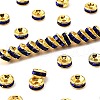 Brass Rhinestone Spacer Beads RB-A014-Z6mm-05G-1